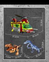 Bloques De Construcción Dinosaurio Jurassic Adventure Team Escena De Dinosaurios Rompecabezas Modelo Juguete Regalo Para Niños Y Adultos - details 6