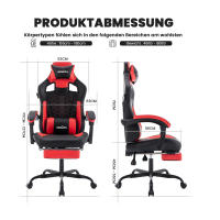 Silla ergonómica para Juguetes con reposapiés, reposacabezas - details 1