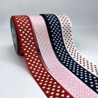 Cinta De Seda Poliéster De 5 Metros Con Estampado De Corazón Para Embalaje De Regalos Decoración De Boda DIY Cinta Grosgrain Para Colgar En El Cabello Y Manualidades - details 11