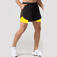Shorts De Correr Para Hombre 2 En 1 Secado Rápido Entrenamiento De Gimnasio Fitness Running Pantalones De Verano Shorts Deportivos - details 2