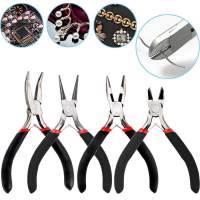 Kit De Herramientas Para Joyería De 4 Piezas Con Aretes De Punta Finos Aretes De Punta Redonda Y Aretes De Cadena Herramientas Metálicas Para La Creación De Joyas - details 1