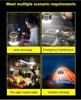 Lámpara De Camping LED Recargable Con Control Remoto Y Soporte Solar Resistente Al Agua Para Luz Exterior En Tienda Y Pescar - details 12