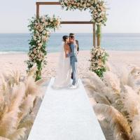 Carpetilla Blanca Antideslizante Para Corridos Interior Y Exterior Ideal Para Graduaciones Bodas Y Fiestas De Compromiso - details 5