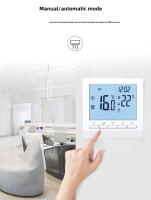 Controlador De Temperatura Programable Termostato Digital Con Pantalla LCD Táctil Para Calefacción De Suelo Y Boilers De Gas - details 2