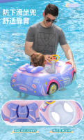 Swimbobo - Nuevo asiento de coche rosa con aro de natación para niños, deportivo, con toldo y bocina para protegerse del sol - details 9