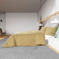 vidaXL Juego de funda nórdica microfibra ligera gris taupé 220x240 cm - details 3