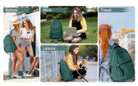Mochila Grande Impermeable Para Mujer Con Capacidad Para Portátil Bolsa De Viaje Cute Girl Escuela Para Chicas Adolescentes - details 5