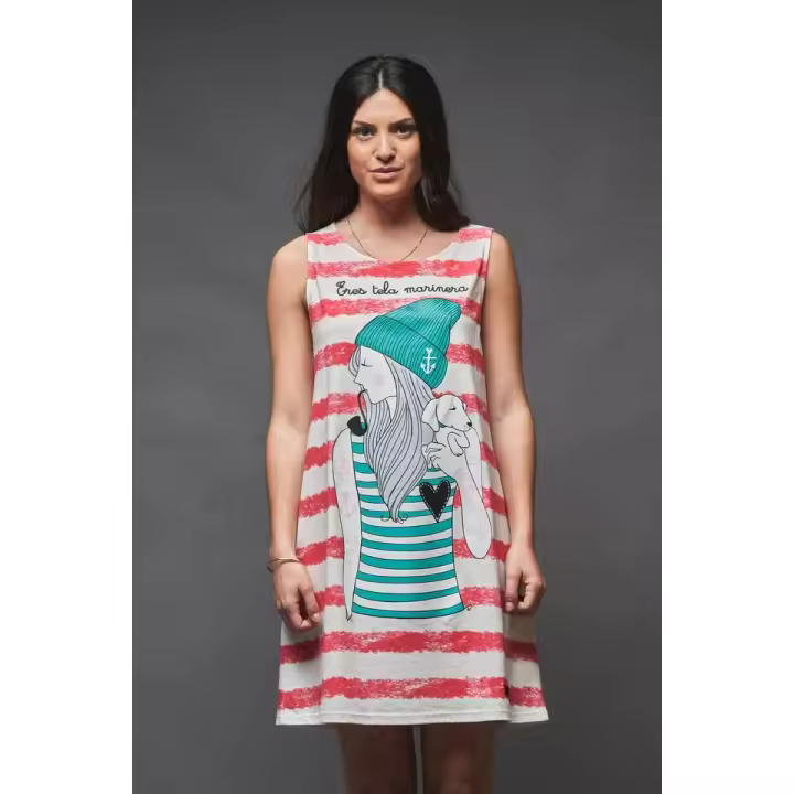 Anabel lee Marcas Mujer Ropa Vestidos y monos  Vestido rayas -Anabel Lee- Tela Marinera - 1