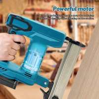Pistola de clavos eléctrica inalámbrica para carpintería, clavadora Universal para clavos rectos/en forma de N, batería Makita de 18V (sin batería) - details 6