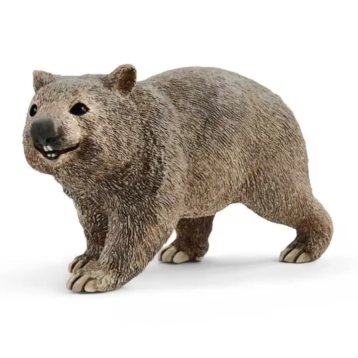 Figura Coleccionable Schleich Wombat Realista Grisáceo - Ideal para Niños - 1
