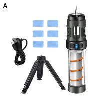 Lámpara Repelente De Mosquitos LED Con Imán Y Carga USB Luz Portátil Para Camping Equipamiento De Exterior Dimmable Y Magnético - details 2