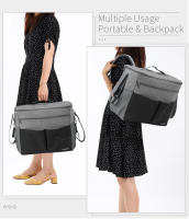 Bolso De Diáspares Para Bebé Insular Gran Capacidad Bolsa De Camarón Para Carrito De Supermercado Estilo Mochila Para Mamá En Embarazo - details 20