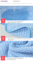 Toalla De Baño Absorbente Y Suave De Velocidad De Secado Rápido 30/75CM Regalo De Cumpleaños Y Boda Decorativa Para Rostro Material De Velours Coral - details 4