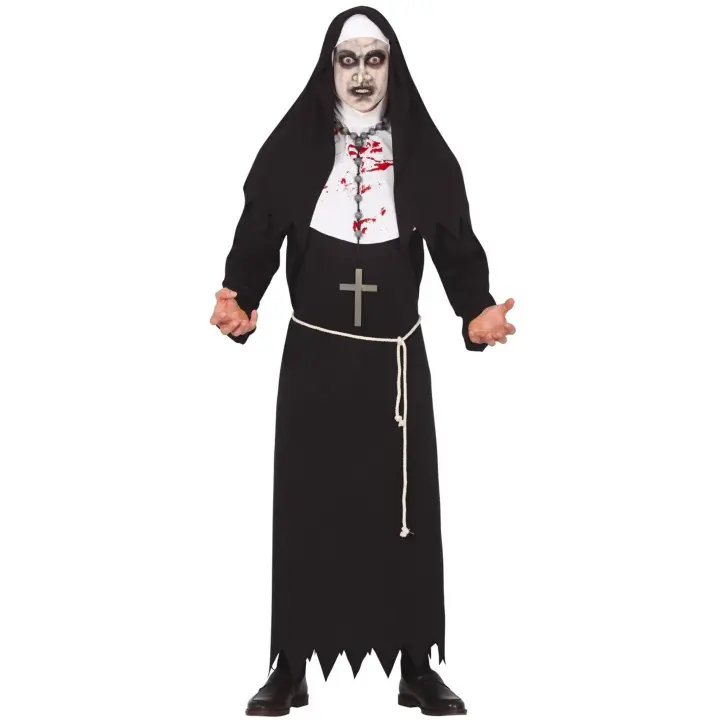 Disfraz de Monja Maligna para adulto (Guirca) - 1