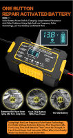 Cargador Rápido Inteligente De Batería De Coche 12V 6A Para Agua Y Gel Pulso Reparación De Celdas De Plomo-Acidez EAFC - details 4