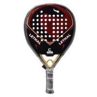 Pala Vibora Lethal Advanced Roja Y Dorada Regalo Overgrip + Protector - details 0