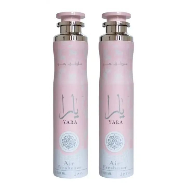 Lattafa Perfumes Yara Pink Pack de 2 Ambientadores 300ml+300ml - 1