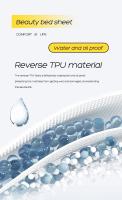Protector De Sábanas Impermeable Y Seguro Funda Para Colchón Transpirable Y Cómoda De Color Sólido Lavable En Máquina Para Adultos - details 2