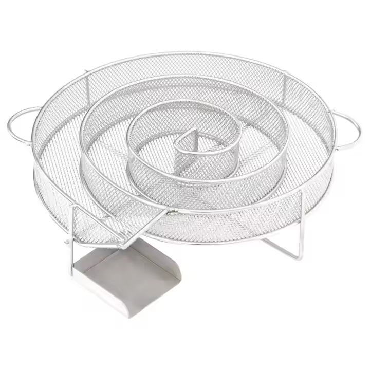 vidaXL Generador de humo frío redondo acero inoxidable en dimensiones 33.5 cm/19.5 cm - 1