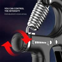 Ajustable Agarre De Resorte En Forma De R Para Entrenamiento De Fuerza De Muñeca Y Brazo Equipo De Fitness Y Rehabilitación Para Manos Y Dedos - details 1