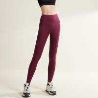 Pantalones deportivos y de fitness, pantalones color melalgodón, Mallas elásticaspara Correr, Elevación de cadera, High Belt, control del medio ambiente, pantalones de yoga - details 2