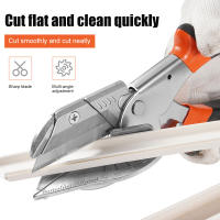 Tijeras De Miter Ajustables De 45 a 135 Grados Para Trabajar Madera Con 2 Hojas De Repuesto Corte Preciso Ergonómicas - details 2