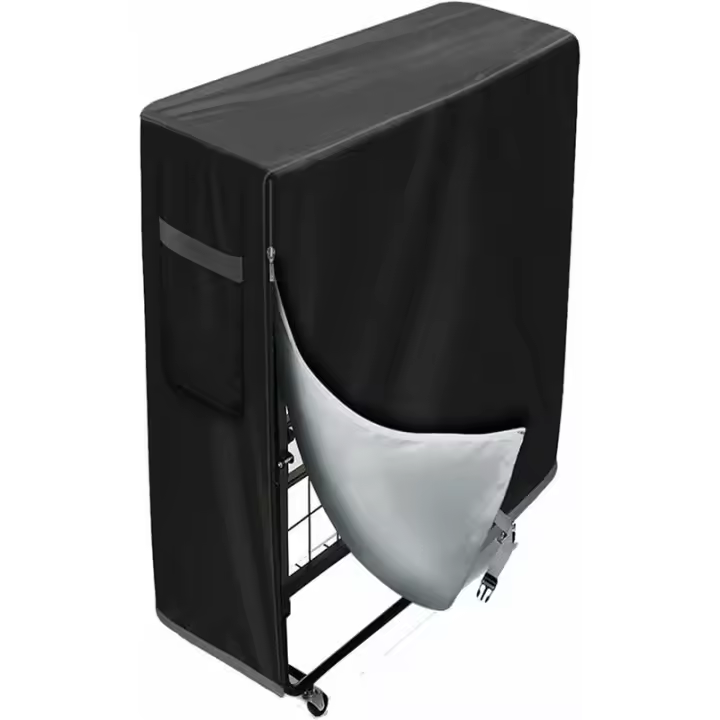 Funda de almacenamiento para cama plegable ajustable, impermeable, a prueba de polvo, funda protectora multifuncional para interiores y exteriores, funda de colchón para cama plegable 99 38 114 cm - 1