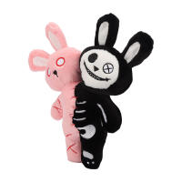Muñeco De Peluche De Conejo Con Cabeza Doble Calabaza Para Decoración De Halloween Juguete De Peluche Para Niños Relleno De Algodón PP - details 3