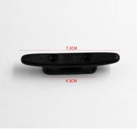 Cleat De Náutica En Nylon Pesado Para Barco O Muelle Base Abierta De 3 Pulgadas Cleat De Anclaje Negro Material De Nylon - details 4
