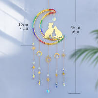 Colgante De Sirena Con Cristal Y Espejo Para Ventana Interior Decoración De Jardín Y Coche Arcoíris Lluvia De Cristal Decoración De Hogar - details 1