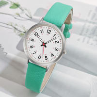Reloj De Mujer Elegante De Cuarzo Con Correa De Cuero PU Reloj De Pulsera Para Damas Reloj De Moda Con Luz Trasera - details 4