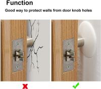 Tope de Puerta, Puerta superior anticolisión, Tope de puerta para el hogar, pedal de Puerta con tarjeta de succión de Puerta - details 0