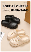 Sandalias Para Mujer Con Suela Gruesa Y Perforadas Aumento De Altura Zapatillas De Playa Caminadoras Transpirables Para Verano - details 0