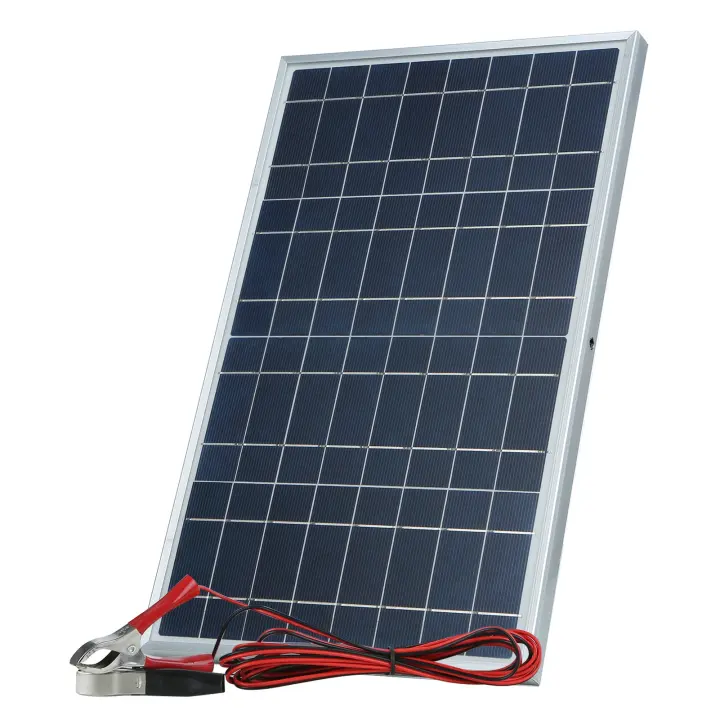 Kit de Panel Solar Portátil de 30W 12V/18V Resistente al Agua IP65 Ideal para Uso Doméstico y al Aire Libre - 1