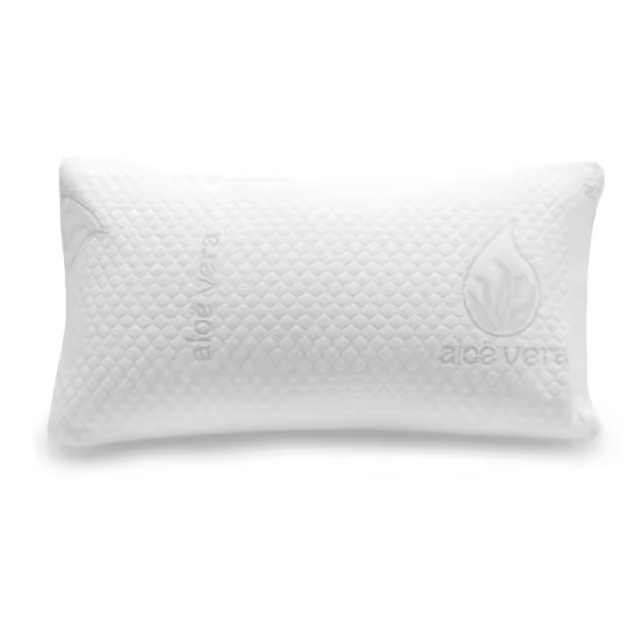 ARISE SHOP-Almohada de Aloe Vera Relleno de Copos de Poliuretano, Suave, Transpirable, Higiénica y Ergonómica. Proporciona Confort y un Descanso Optimo. - 1