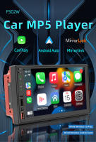 BQCC 7" 2Din Reproductor MP5 Para Coche Con Carga USB RDS Luz Colorida Android AUTO CarPlay BT Radio FM Mirrorlink FS02W - details 1