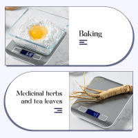 Báscula Electrónica De Cocina Precisa Miniatura Para Pastelería Y Hornear Alimentos Material Acero Inoxidable Peso Máximo De 10kg 5kg - details 4