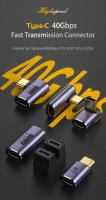 Adaptador De Carga Rápida USB-C a Tipo C 40Gbps OTG C-Type 90 Grados USB4.0 100W 5A Adaptador De Datos Para MacBook 8K60HZ - details 0