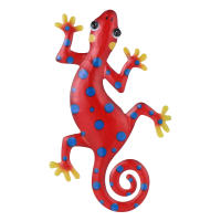 Nueva Decoración De Pared En Metal De Geckos Arte Y Manualidades Escultura Inspiracional Para Interior Y Exterior - details 8