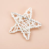 Corona De Flores Artificiales En Forma De Estrella De Rattan Para Decoración Navideña Hechas a Mano Material De Paja Tamaño 10/15/20cm Para Puerta Hogar Boda - details 19