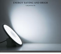 Luz De Bajo Techo Industrial LED Super Brillante 100W 150W 200W IP65 Impermeable Para Gimnasio Almacén Fábrica Luz De Garage - details 2