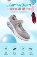 Zapatos De Mujer 2024 Moda Ligera Transpirables Con Malla Y Tacón Diseñador Zapatillas Deportivas Casuales Para Exterior Correr - details 0