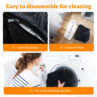 Sofá Para Mascotas Con Cubierta Removible Y Lavable Estilo Plush Impermeable Para Todas Las Estaciones Para Perros Y Gatos - details 6
