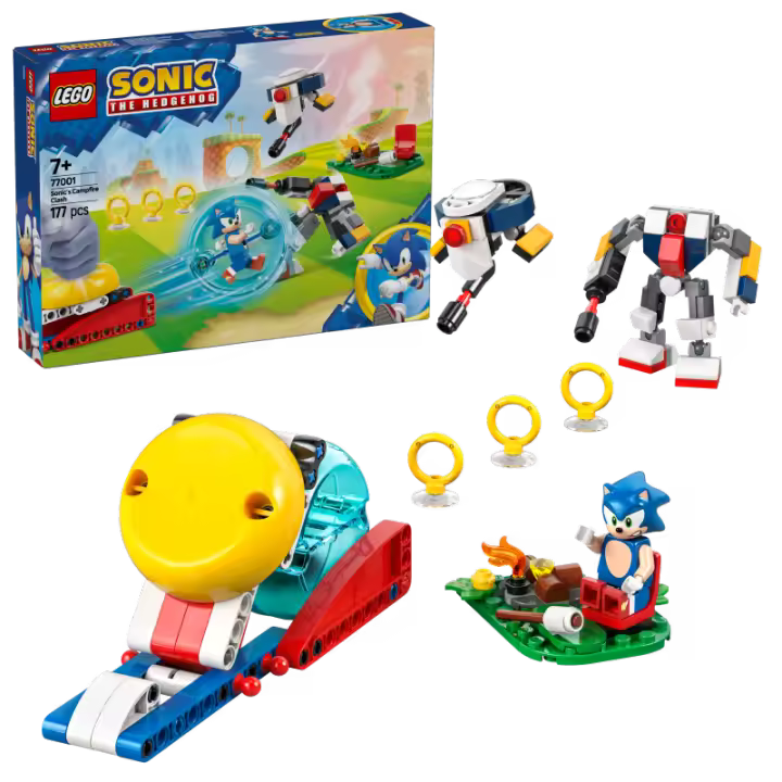 LEGO Sonic the Hedgehog 77001 Batalla de Sonic en la Hoguera contiene 177 piezas - edad 7+ años 25L77001 - 1