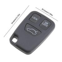 Banner - Carcasa mando llave de coche 3 botones compatible con Volvo