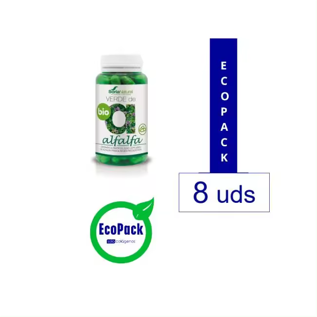 Soria Natural EcoPack 8 Verde Alfalfa Bio 80 Cap - 1