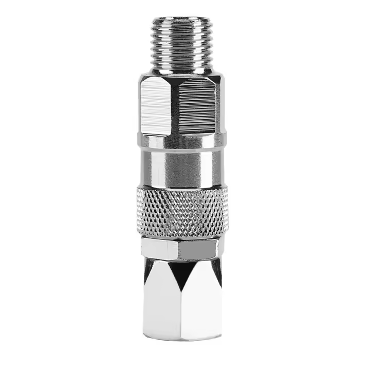 Giratoria De 360 Grados En Acero Inoxidable Para Mangos De Presión Alta 1/4 Pulgada Adecuada Para Accesorios De Baño - 1