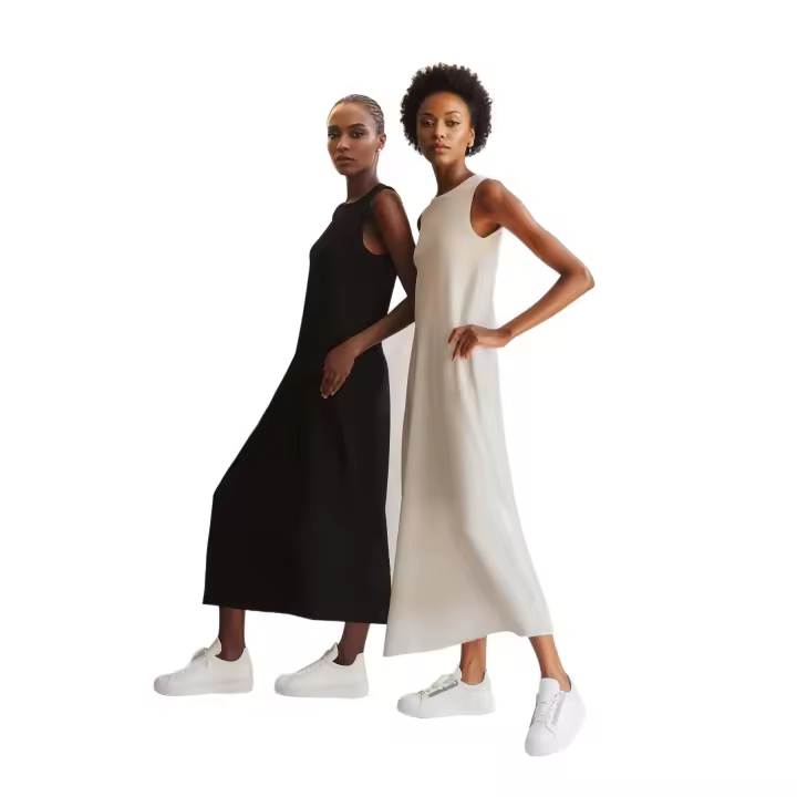 Trendyol 2-Pack Black And Nude 100% Cotton Knitted Lining Underwear Dress Tctaw22Uk0110 - 1
