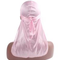 Pañuelo De Seda Durag Turban Hijab Pirata Para Hombre Y Mujer Capa De Cabello Para Cáncer Pre-Traída Envoltura De Cabeza Casual Unisex - details 5