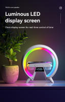Lámpara De Noche Bluetooth Inalámbrica Con Altavoz Y Carga USB RGB LED Regalo Para Niños Iluminación Decorativa Con Música Multifuncional Recargable - details 7